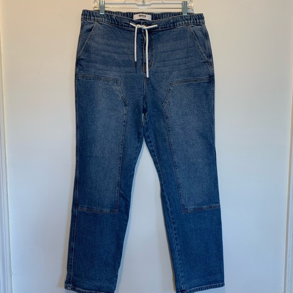 MICA LA Utility Jogger Drawstring Straight Jeans XL - Picture 3 of 10